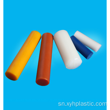 Colored cast polyurethane material rod